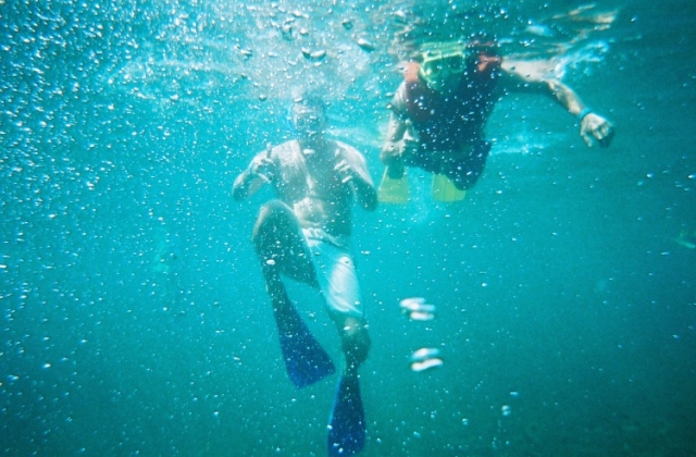 Snorkel en pareja